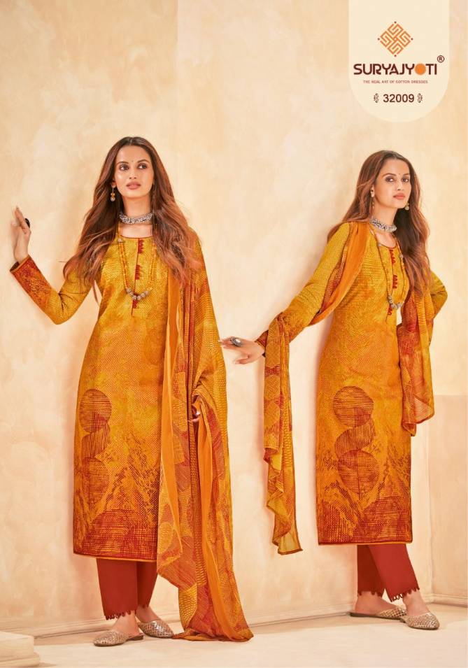 Suryajyoti Naishaa 32 Pure Cotton Printed Ethnic Wear Designer Dress Material